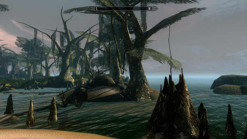 Illustration for article titled Morrowind Modded Into Skyrim Is Something You Must See